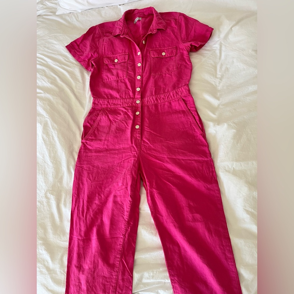 Hot Pink Utility Jumpsuit (Great Barbie Costume, too 😁)
